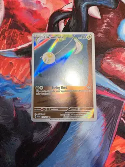 Pokemon Tarountula 199/198 Scarlet & Violet Base Illustration Rare Light Play - Image 1