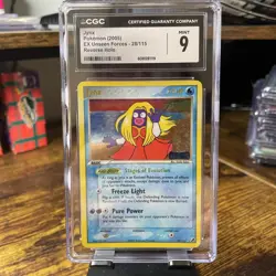 Jynx Pokemon(2005)-EX Unseen Forces 28/115 Reverse Holo Stamped CGC 9 - Image 1