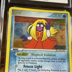 Jynx Pokemon(2005)-EX Unseen Forces 28/115 Reverse Holo Stamped CGC 9 - Image 2