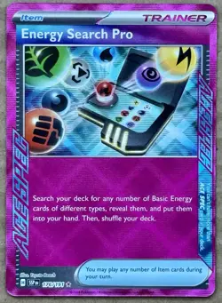 POKEMON TCG SURGING SPARKS ENERGY SEARCH PRO 176/191 NM+ - Image 1