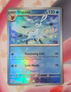 Pokemon TCG - Glaceon 025/131 - Poke Ball Pattern - Prismatic Evolutions - Holo - Image 1