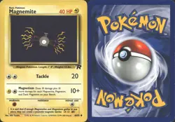 MAGNEMITE 60/82 COMMON TEAM ROCKET POKEMON UNLIMITED MP - Image 1