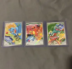Pokemon First Partner Kanto Set Bulbasaur #37 | Charmander #38 | Squirtle #39 - Image 1