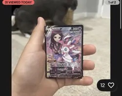 Pokemon Sword & Shield Holo Card Lot Charizard VMAX Sylveon V Celebi V - Image 3