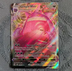 Pokemon Gengar VMAX 157/264 Fusion Strike Ultra Rare Full Art Holo 320 HP - Image 1