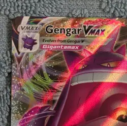 Pokemon Gengar VMAX 157/264 Fusion Strike Ultra Rare Full Art Holo 320 HP - Image 5