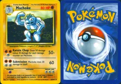 MACHOKE 34/102 UNCOMMON BASE SET UNLIMITED POKEMON MP - Image 3