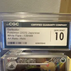 The Pokemon Company Garbodor 139/086 White Flare Art Rare Holo CGC 10 - Image 2