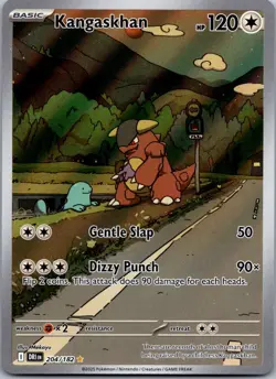 Kangaskhan 204/182 - SV10: Destined Rivals Illustration Rare Pokemon TCG NM - Image 1