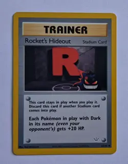 Pokemon - Rocket's Hideout - Neo Revelation 63/64 - Uncommon - LP - Image 1