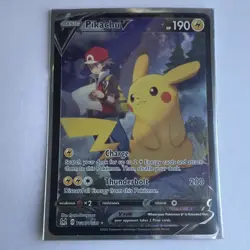 Pokemon Pikachu V TG16/TG30 Lost Origin Trainer Gallery Ultra Rare Holo - Image 1