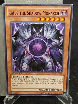Yu-Gi-Oh! Caius the Shadow Monarch BP01-EN018 R MP - Image 1