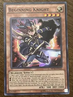 Beginning Knight MP16-EN123 2016 Mega-Tins Mega Pack Unlimited Super Rare LP - Image 1