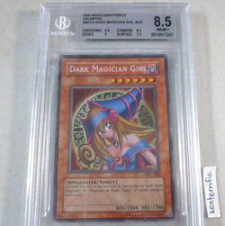 BGS 8.5 Dark Magician Girl MFC-000 Unlimited Ed Secret Rare English YuGiOh - Image 1