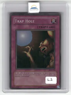 Trap Hole - LOB-058 - Yugioh TCG - Super Rare - Unlimited - LP - Image 1