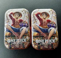 One Piece TCG Tin Set Volume 2 (TS-02/OP-13) New/Factory Sealed Luffy - Image 1