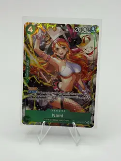 Nami (Alternate Art) OP14-031 The Azure Sea's Seven Foil Grade Ready!! 📈📈 - Image 1