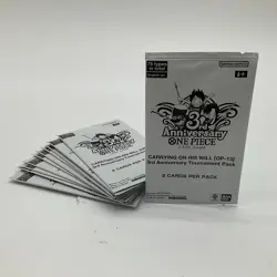 Lot of (14) One Piece EN Carrying on His Will 3rd Anniversary Tournament Pack - Image 1