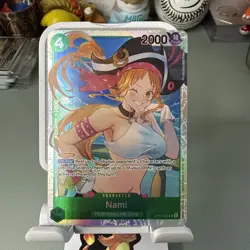 Nami SR OP14-031 The Azure Sea's Seven Foil One Piece TCG MINT - Image 1