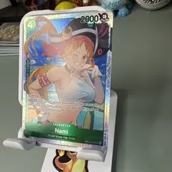 Nami SR OP14-031 The Azure Sea's Seven Foil One Piece TCG MINT - Image 2