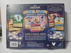 Disney Lorcana Trading Card Game 2 Decks 4 Booster Packs 1 Promo Card Sealed - Image 2