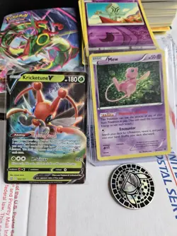 Huge Pokemon Card Lot +350 Modern Mixed Sets Near Mint Mini Binder Mew Rare Holo - Image 2