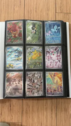 Pokemon TCG SV Era: IR/SR/FULL ART/UR/MASTER BALL HOLO Binder Cards Collection! - Image 1
