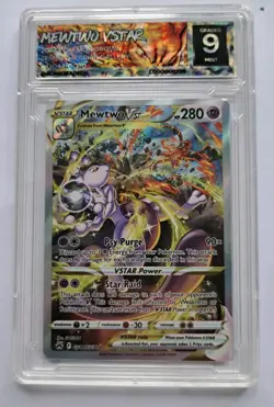 Pokemon 2022 SWSH Crown Zenith Rare Card Mewtwo VSTAR GG44/GG70 9 Mint - Image 1