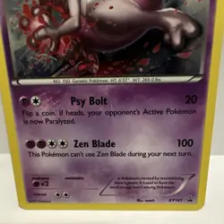 Pokemon TCG XY Mewtwo XY101 & XY100 Cosmo Foil & Regular Card Lot - Image 3