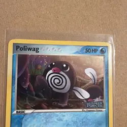 Pokemon Unseen Forces Stamped Poliwag 67/115 Common Reverse Holo Card TCG - Image 2