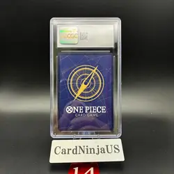CGC 9 MINT Nami Parallel OP01-016 R 25th Edition ONE PIECE Card Game Japanese 14 - Image 2