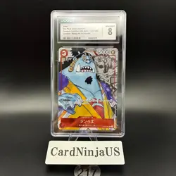 CGC 8 NM/Mint Jimbei Parallel ST01-005 C 25th Edition ONE PIECE Card Game 217 - Image 1