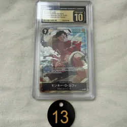 CGC 10 PRISTINE Monkey D Luffy P-075 Premium Card Collection (Best Selection 13 - Image 1