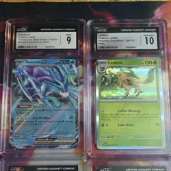 Pokemon CGC Graded Card Lot 5x Suicune ex, Leafeon, Corviknight, Koffing, Jolte… - Image 4