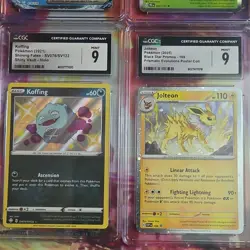 Pokemon CGC Graded Card Lot 5x Suicune ex, Leafeon, Corviknight, Koffing, Jolte… - Image 5