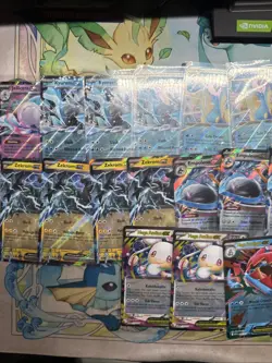 Pokemon 40 Ex Card Lot Bulk Mega Evolutions Scarlet Violet NM Near Mint #3 - Image 3