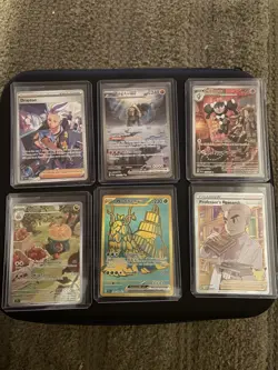 Pokemon TCG Foil 6 Card Lot - Drayton, Wo-Chien ex, Professor's Research etc - Image 1