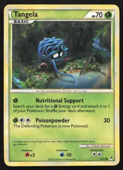 Tangela #72 Call of Legends Pokemon Card - Image 1