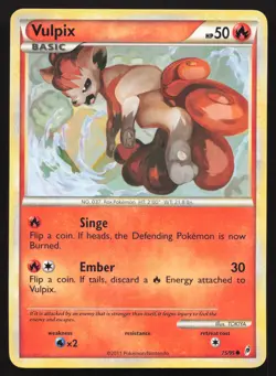 Vulpix #75 Call of Legends Pokemon Card - Image 1