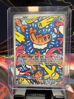 🌈 Pokemon TCG Tatsugiri Twilight Masquerade Illustration Rare Card 186/167 - NM - Image 1