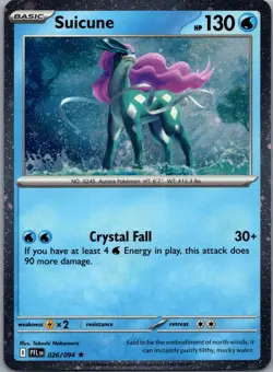 Suicune (Cosmos Holo) 026/094 Miscellaneous Cards & Products Pokemon TCG Rare NM - Image 1