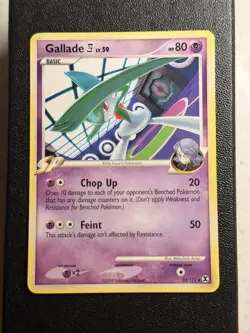 Gallade 20/111 Rising Rivals Regular Non Holo 2009 Pokemon Card Light Played LP - Image 1
