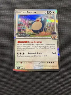 Hop’s Snorlax 184 (Prerelease) Sv: Scarlet & Violet Promo Cards Near Mint - Image 2