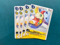 Shoemon BT22-029 Playset Cyber Eden Digimon Card Game x4 - Image 1