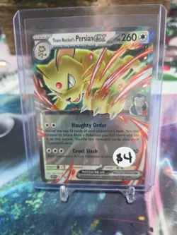 Team Rocket's Persian ex 218 Sv: Scarlet & Violet Promo Cards Holo - Image 1