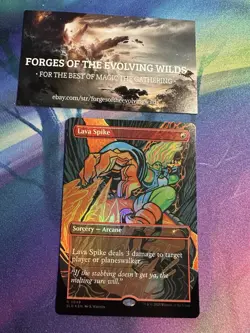 Lava Spike Foil Everything is on Fire Secret Lair SLD - Image 1