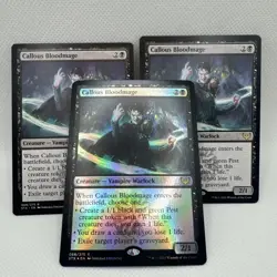 (3x) Callous Bloodmage Strixhaven: School of Mages (1x Foil, 2x Regular) - Image 1