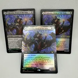 3x Valentin, Dean of the Vein (1x Extended Art Foil, 1x Foil, 1xReg ) Strixhaven - Image 1