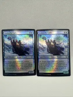 2x Avalanche Caller Kaldheim Foil NM Unplayed - Image 1