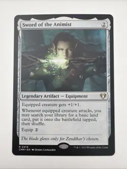 Sword of the Animist Commander Masters Regular - Image 1